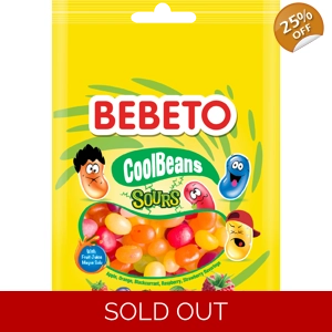 BEBETO Cool Beans Sours - Jelly Candy Sour Sweets Bag